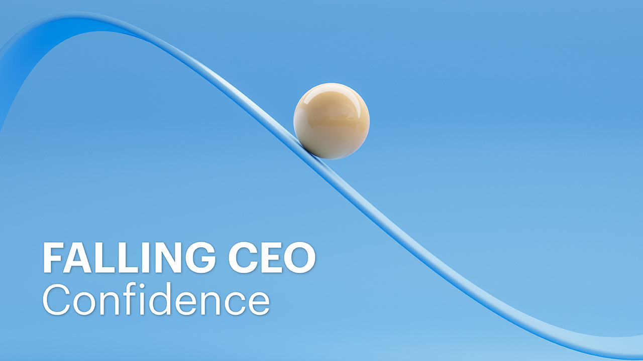 Falling CEO confidence