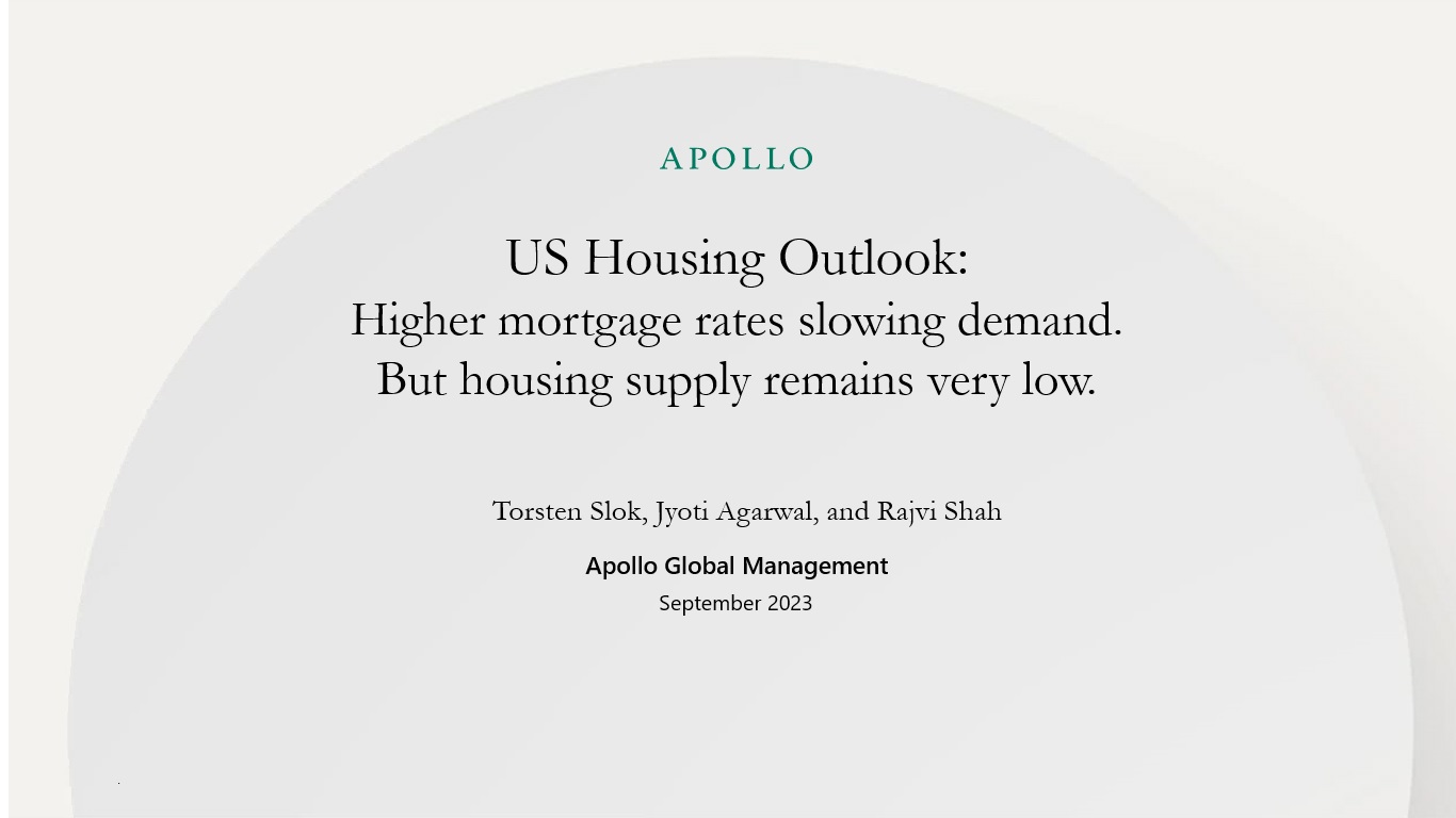 US Housing Outlook
