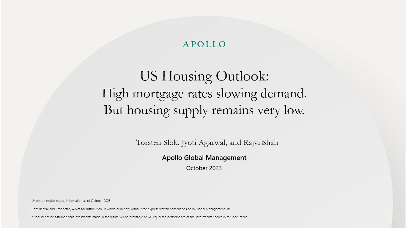 US housing outlook