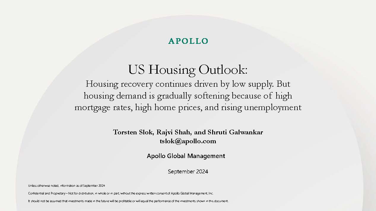 US Housing Outlook