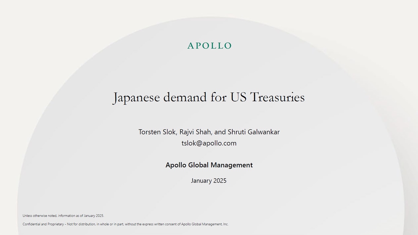 Japanese demand for US Treasuries