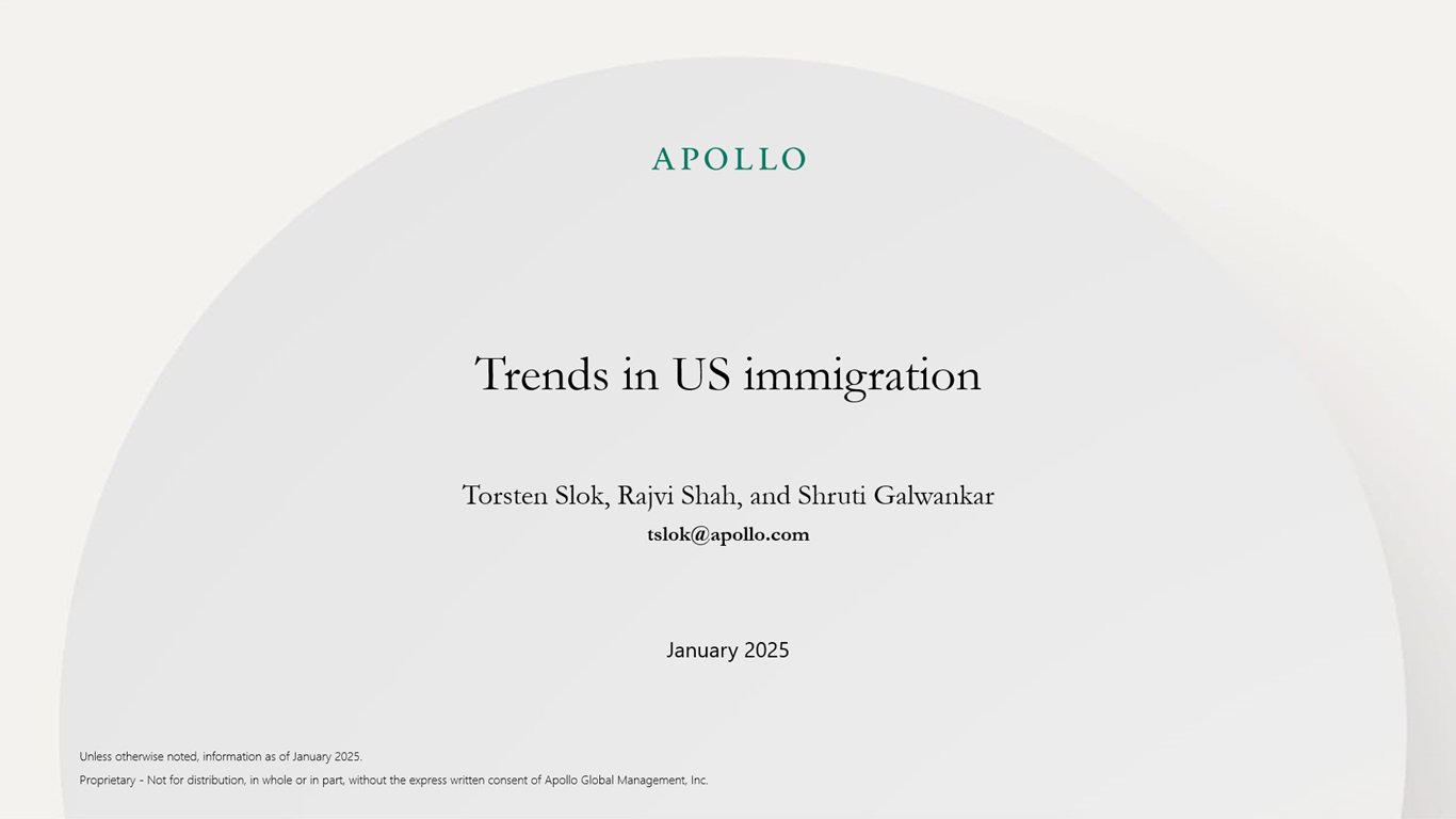 Trends in US immigration